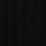 Noir Knit Polo Shirt - Black
