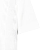 Noir Knit Polo Shirt - White