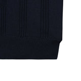 Noir Knit Polo Shirt - Navy