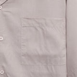 Open Collar Soft Touch Cotton Short Sleeve Shirt - Soft Sand
