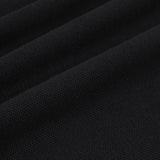 Oversized Classic Polo Shirt - Black