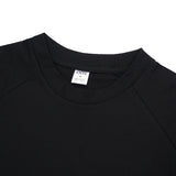 Heavyweight Oversized Raglan T-Shirt - Black