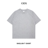 Heavyweight Oversized Raglan T-Shirt - Misty Grey