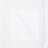 Oversized Long Sleeve Shirt Cotton Rayon - White