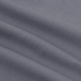 Oversized Long Sleeve Shirt Cotton Rayon - Dark Grey