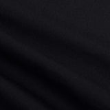 Oversized Short Sleeve Shirt Cotton Rayon - Black