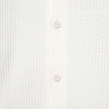 Rowen Shirt Collar Knit Cardigan - White