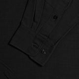 Sena Koko Long Sleeve Band Collar Shirt - Black