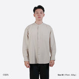 Sena Koko Long Sleeve Band Collar Shirt - Cream