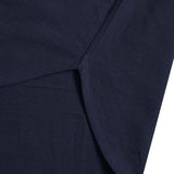 Sena Koko Long Sleeve Band Collar Shirt - Navy