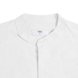 Sena Koko Short Sleeve Band Collar Shirt - White