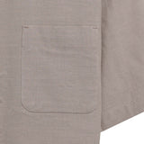 Sena Koko Short Sleeve Band Collar Shirt - Khaki
