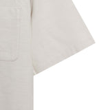 Sena Koko Short Sleeve Band Collar Shirt - Cream