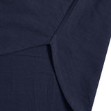 Sena Koko Short Sleeve Band Collar Shirt - Navy