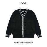 Signature Cardigan Knitwear - Black