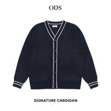 Signature Cardigan Knitwear - Navy