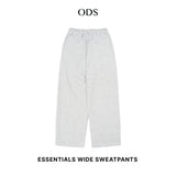 Essentials Wide Sweatpants - Misty Grey