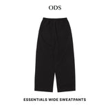 Essentials Wide Sweatpants - Black