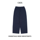 Essentials Wide Sweatpants - Navy