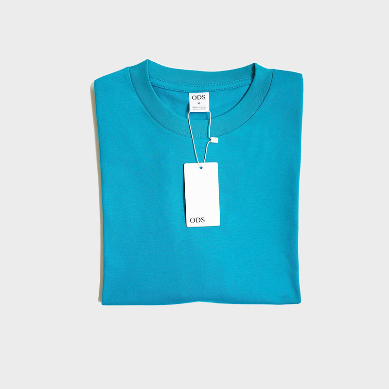 Oversized Basic T-shirt Turquoise