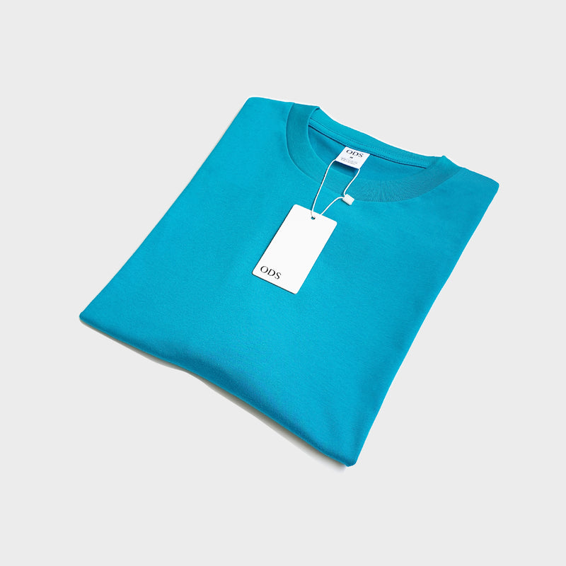 Oversized Basic T-shirt Turquoise