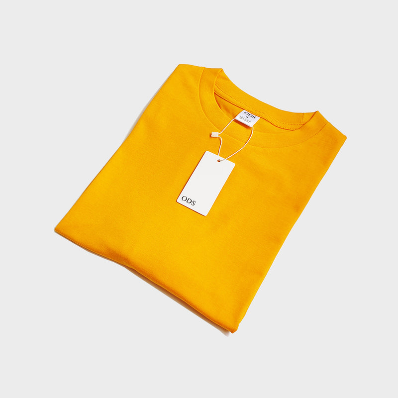 Oversized Basic T-shirt Yellow