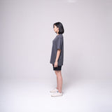 Oversized Basic T-shirt Dark Grey