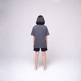 Oversized Basic T-shirt Dark Grey