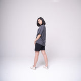 Oversized Basic T-shirt Dark Grey