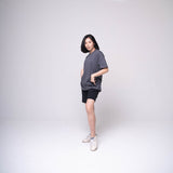 Oversized Basic T-shirt Dark Grey