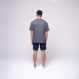 Oversized Basic T-shirt Dark Grey