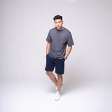 Oversized Basic T-shirt Dark Grey