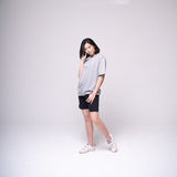 Oversized Basic T-shirt Light Grey