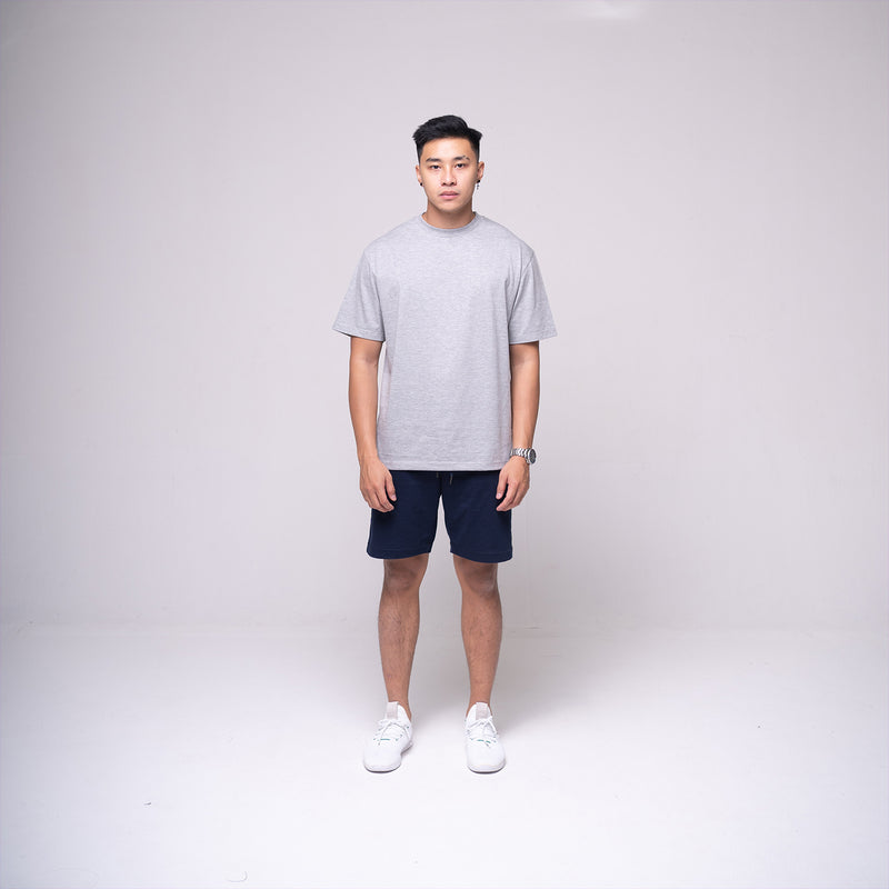 Oversized Basic T-shirt Light Grey