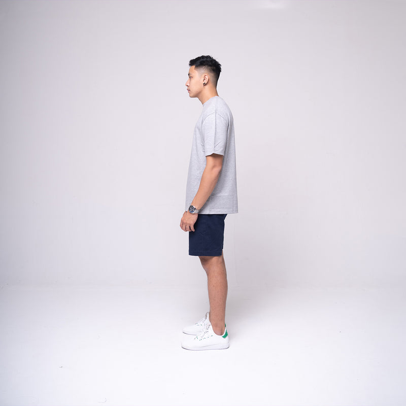 Oversized Basic T-shirt Light Grey