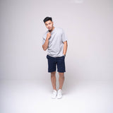 Oversized Basic T-shirt Light Grey