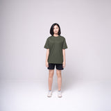 Oversized Basic T-shirt Olive