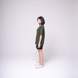 Oversized Basic T-shirt Olive