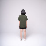 Oversized Basic T-shirt Olive