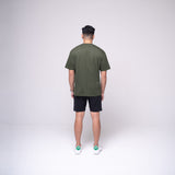 Oversized Basic T-shirt Olive