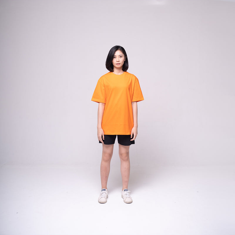 Oversized Basic T-shirt Orange