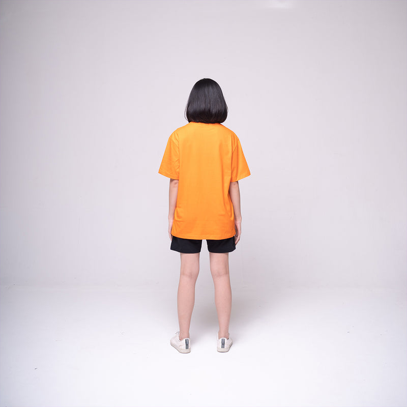 Oversized Basic T-shirt Orange