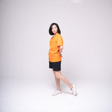 Oversized Basic T-shirt Orange