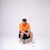 Oversized Basic T-shirt Orange