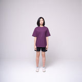 Oversized Basic T-shirt Purple