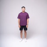 Oversized Basic T-shirt Purple