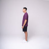 Oversized Basic T-shirt Purple