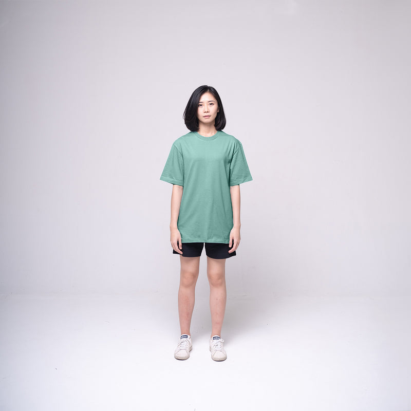 Oversized Basic T-shirt Sea Green