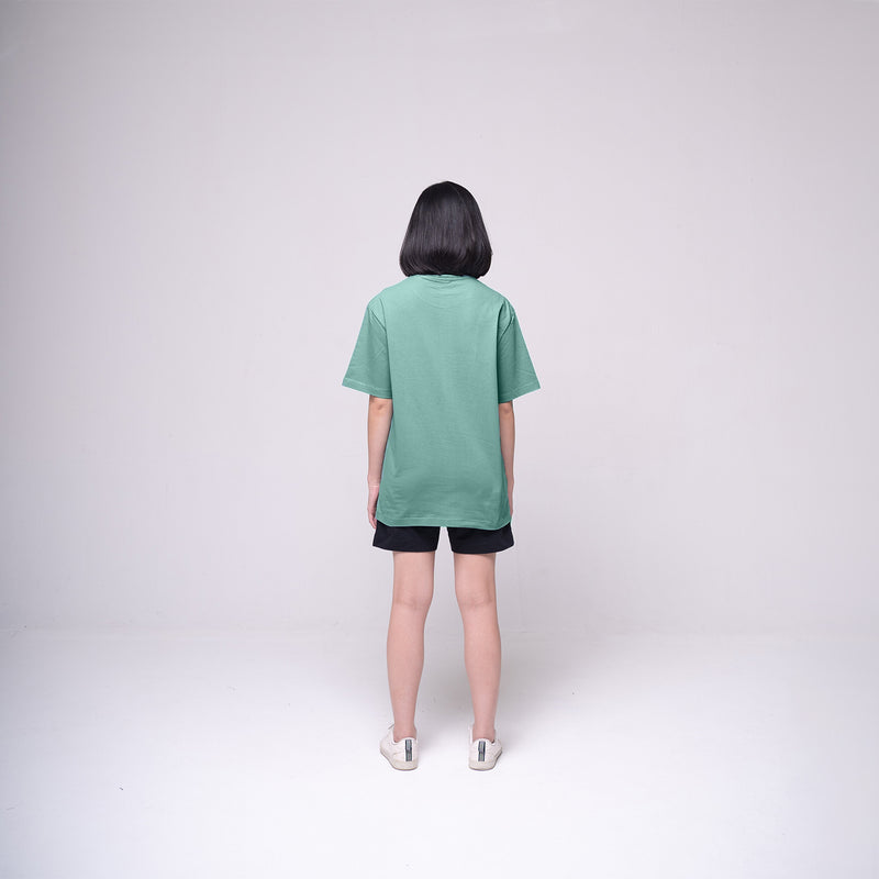 Oversized Basic T-shirt Sea Green