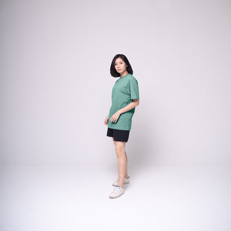 Oversized Basic T-shirt Sea Green